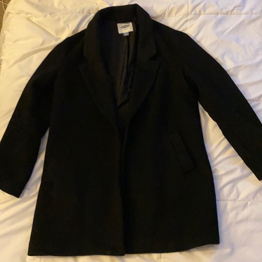 Black pea coat